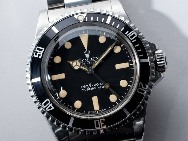 ロレックス サブマリーナー Ref.5513 ステンレススチール ブラック文字盤