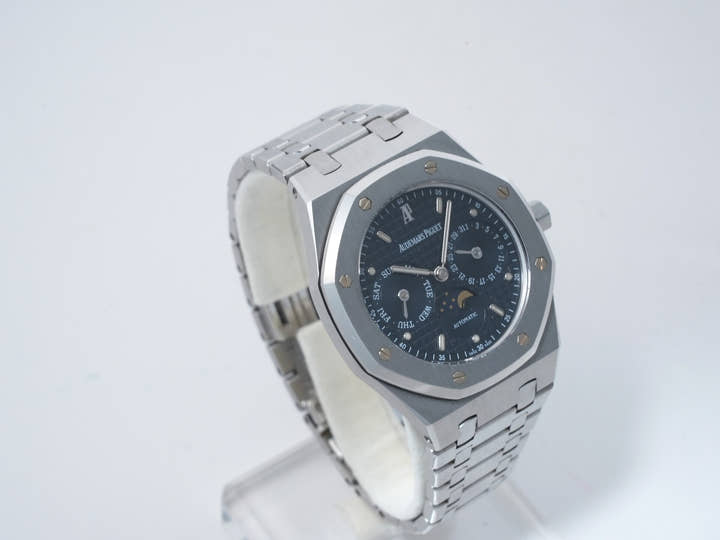 オーデマピゲ ロイヤルオーク デイデイト ムーンフェイズ Ref.25594ST.OO.0789ST.03 ステンレススチール ブルー文字盤