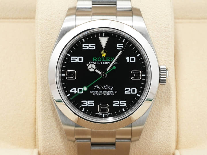 ロレックス エアキング Ref.116900 ステンレススチール ブラック文字盤