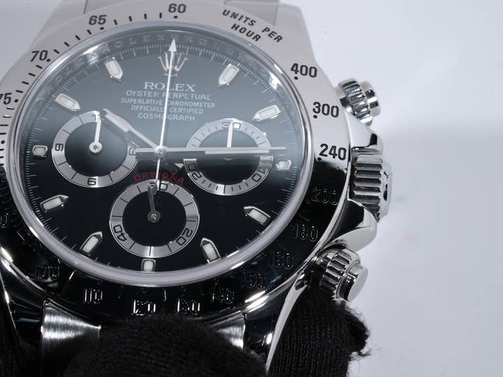 ロレックス デイトナ Ref.116520 ステンレススチール ブラック文字盤 中古 453qcjq4