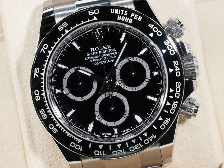 ロレックス デイトナ Ref.126500LN ステンレススチール ブラック文字盤