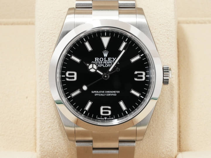 ロレックス エクスプローラー40 Ref.224270 ステンレススチール ブラック文字盤