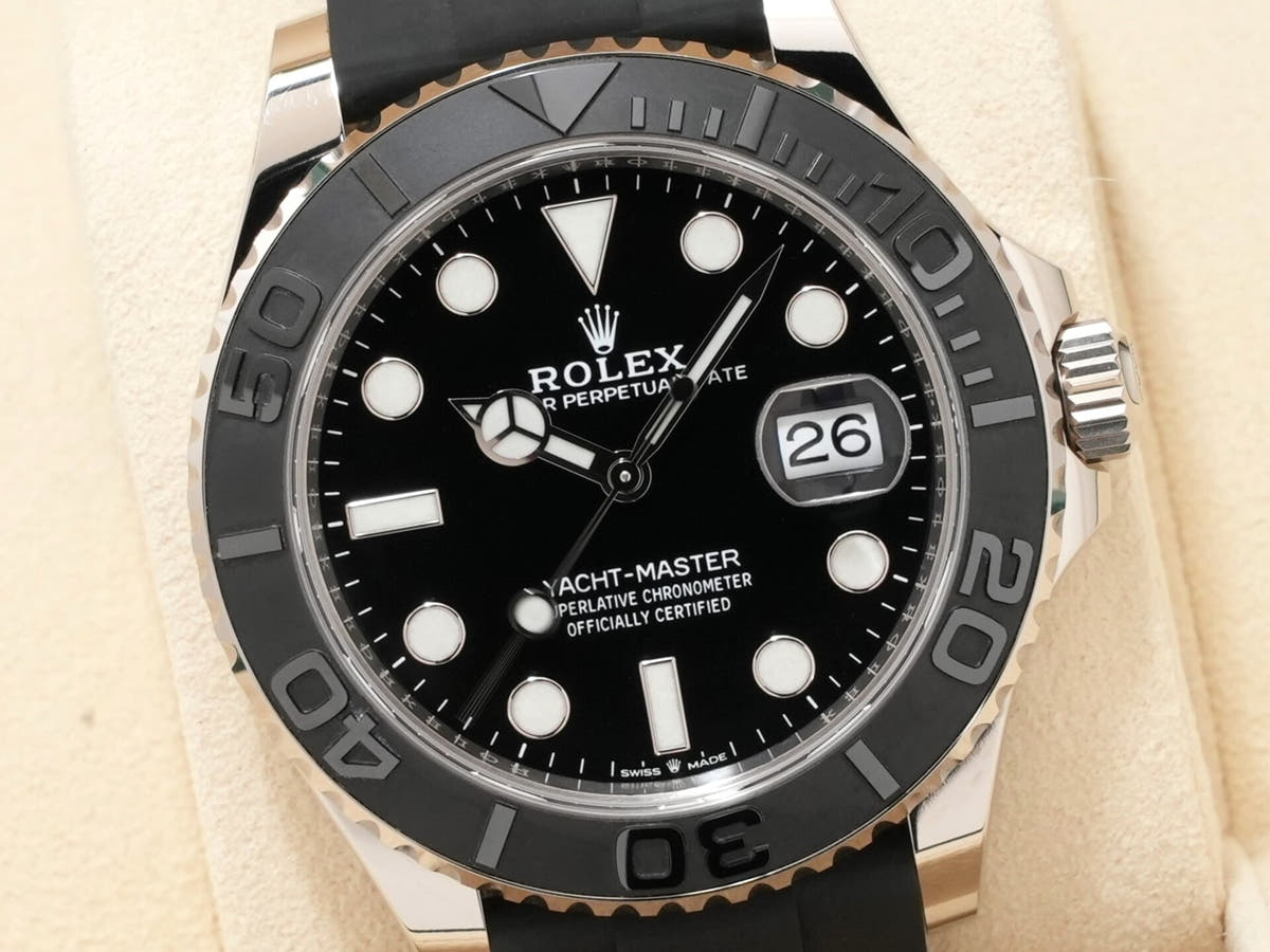 ロレックス ヨットマスター42 Ref.226659 ブラック文字盤 中古 hr79dden