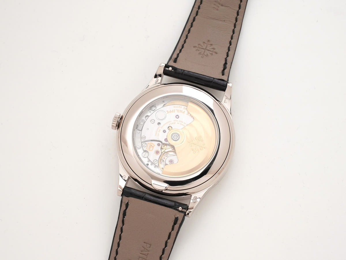 パテックフィリップ アニュアルカレンダー ムーンフェイズ Ref.5396G-011 シルバー・オパーリン文字盤 美品 s983ac8m