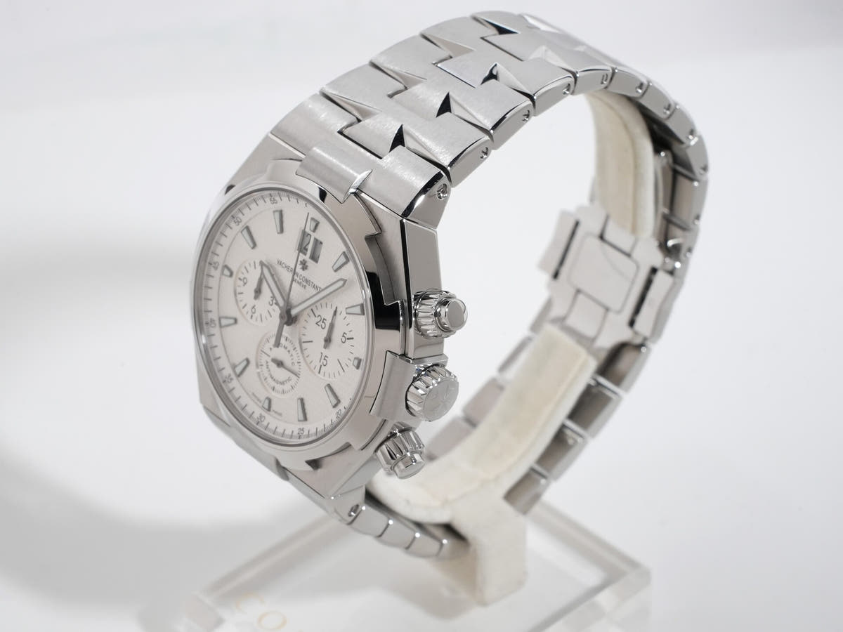 Vacheron Constantin Overseas Chronograph Ref.49150/B01A-9095 Silver Dial Used 3iy8ocyv
