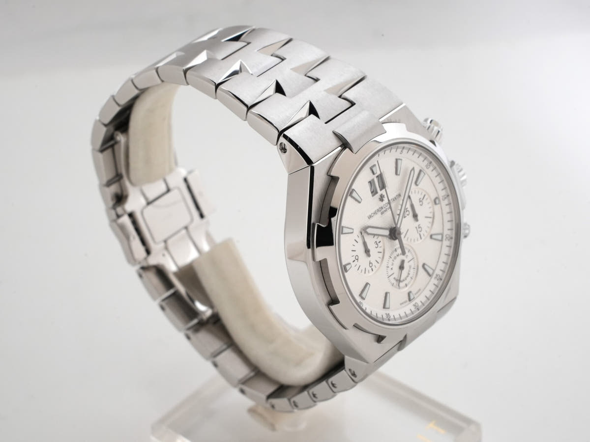 Vacheron Constantin Overseas Chronograph Ref.49150/B01A-9095 Silver Dial Used 3iy8ocyv