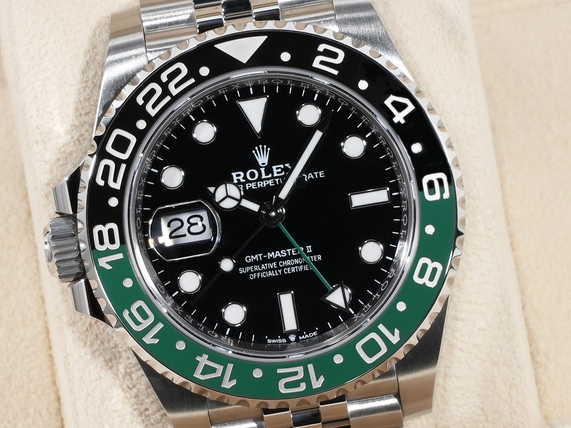 Rolex GMT-Master II Ref. 126720VTNR Stainless Steel Black Dial Jubilee Bracelet