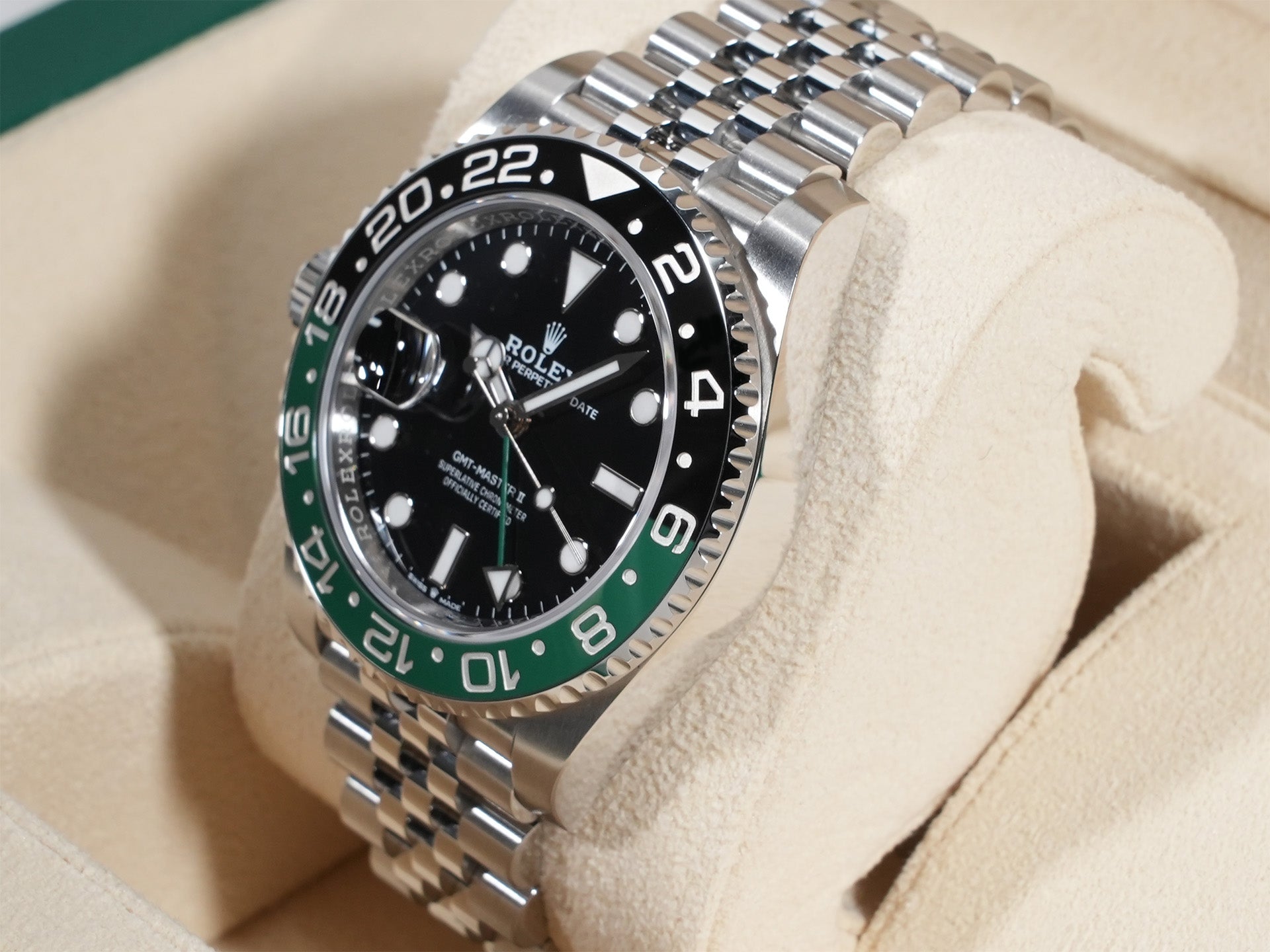 Rolex GMT-Master II Ref. 126720VTNR Stainless Steel Black Dial Jubilee Bracelet