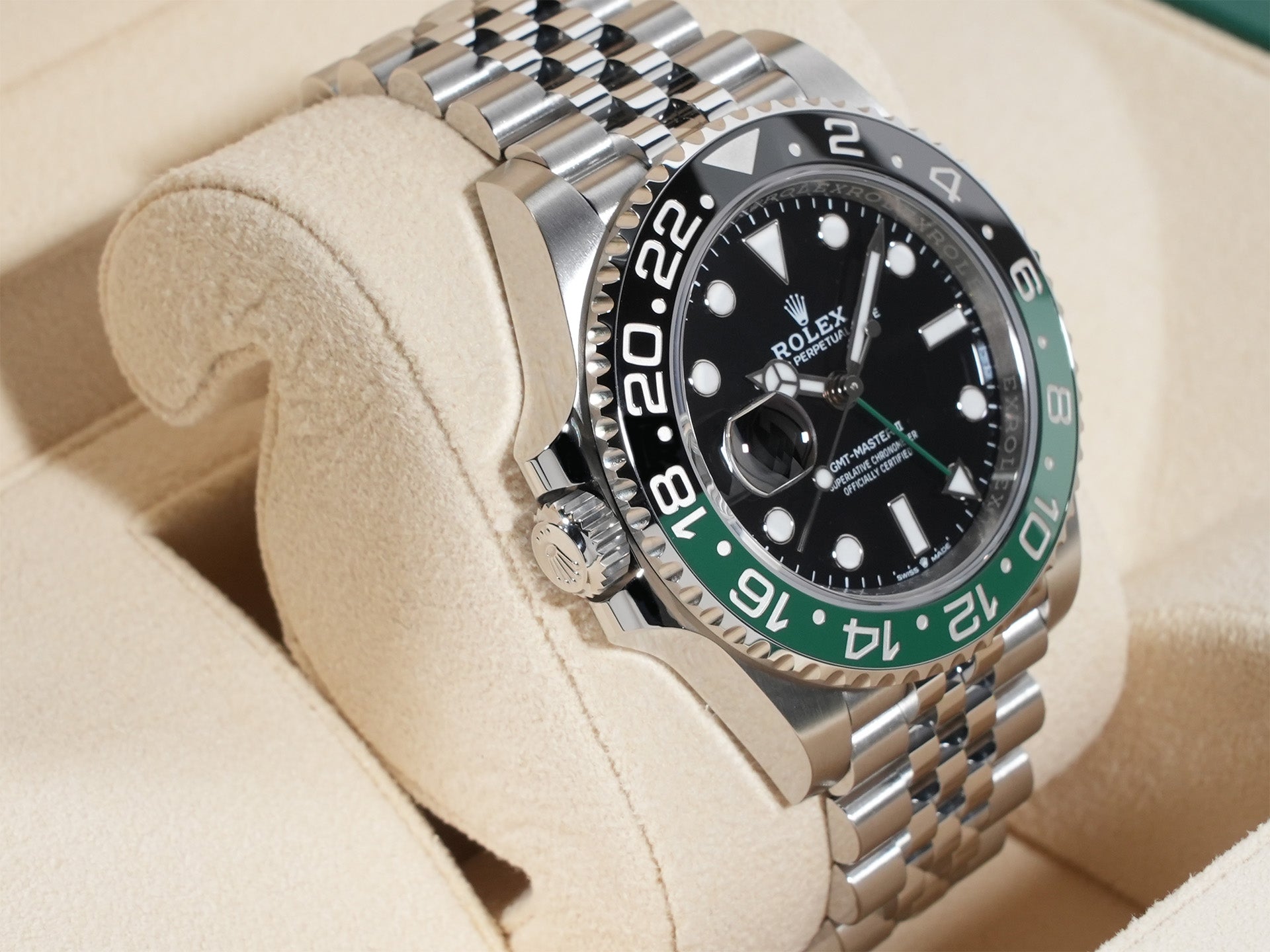 Rolex GMT-Master II Ref. 126720VTNR Stainless Steel Black Dial Jubilee Bracelet