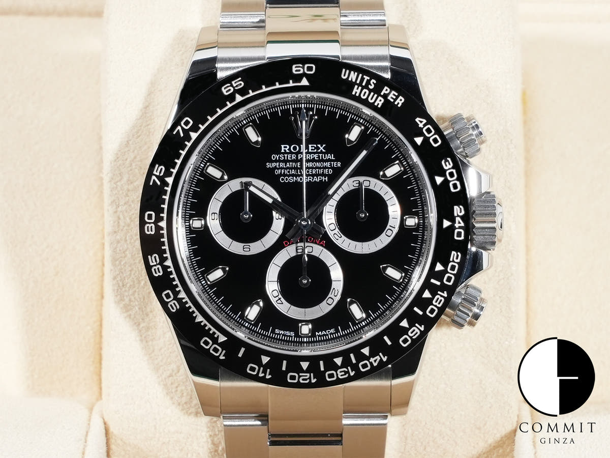ロレックス デイトナ Ref.116500LN ステンレススチール ブラック文字盤