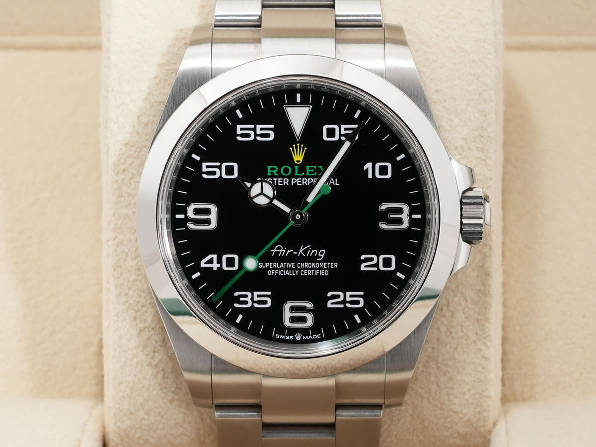 ロレックス エアキング Ref.126900 ブラック文字盤 中古 45djpfda