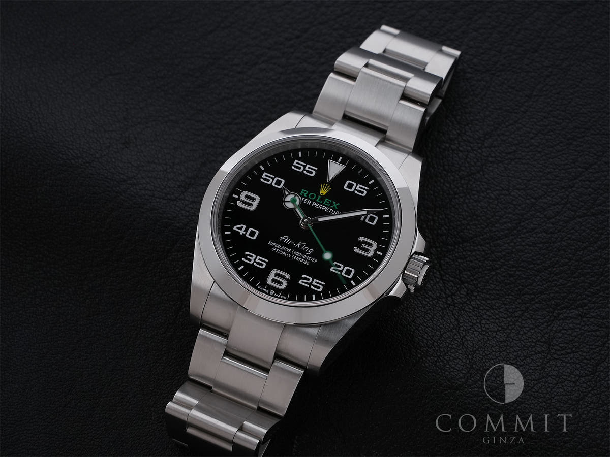 ロレックス エアキング Ref.126900 ブラック文字盤 中古 45djpfda
