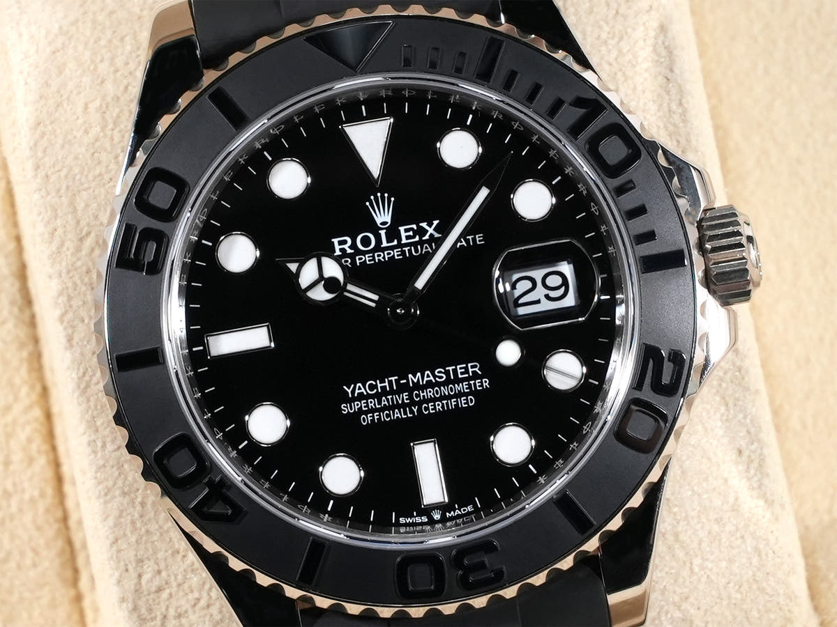 ロレックス ヨットマスター42 Ref.226659 ブラック文字盤 美品 4zqjbx7d