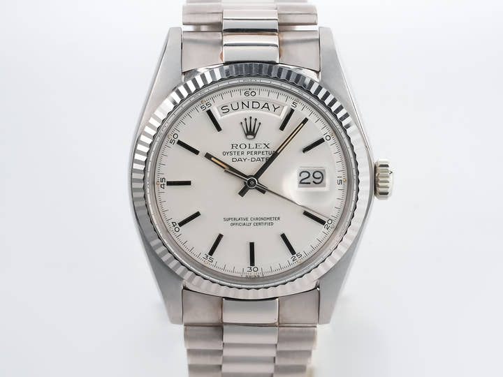 Rolex Day-Date 36 Ref. 1803 White Gold Silver Dial