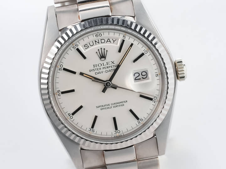 Rolex Day-Date 36 Ref. 1803 White Gold Silver Dial