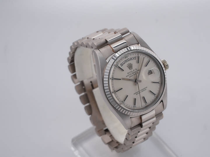 Rolex Day-Date 36 Ref. 1803 White Gold Silver Dial