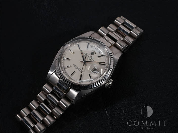 Rolex Day-Date 36 Ref. 1803 White Gold Silver Dial