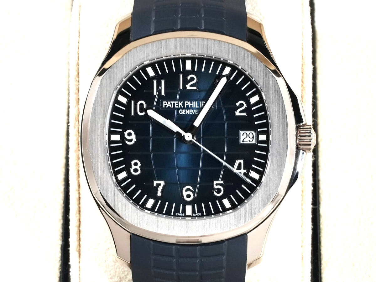 パテックフィリップ アクアノート Ref.5168G-001 ミッドナイトブルー文字盤 中古 3ygyqo7v