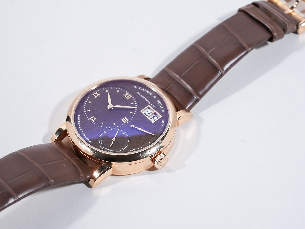 A. Lange &amp; Söhne Little Lange 1 Ref.181.037 18KPG Cocoa Brown Dial Used wdwhxucn