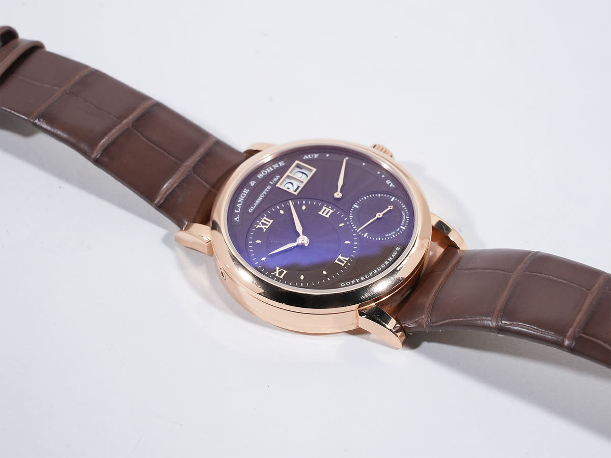 A. Lange &amp; Söhne Little Lange 1 Ref.181.037 18KPG Cocoa Brown Dial Used wdwhxucn