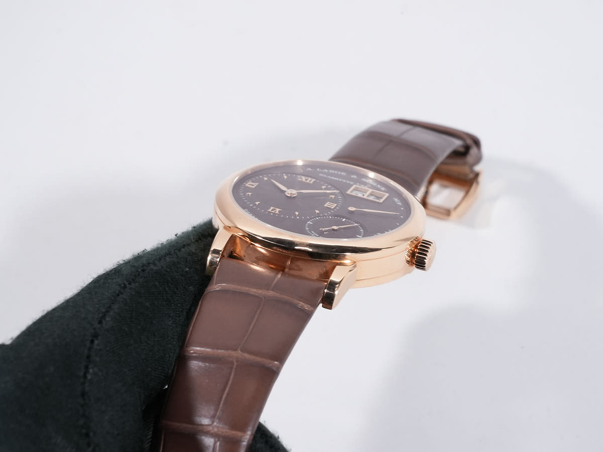 A. Lange &amp; Söhne Little Lange 1 Ref.181.037 18KPG Cocoa Brown Dial Used wdwhxucn