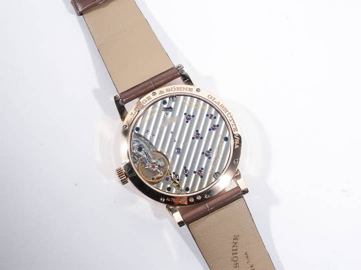 A. Lange &amp; Söhne Little Lange 1 Ref.181.037 18KPG Cocoa Brown Dial Used wdwhxucn