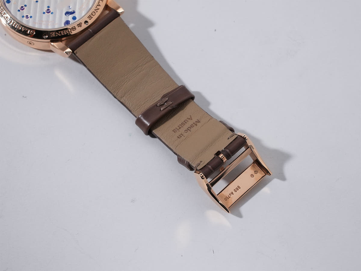 A. Lange &amp; Söhne Little Lange 1 Ref.181.037 18KPG Cocoa Brown Dial Used wdwhxucn