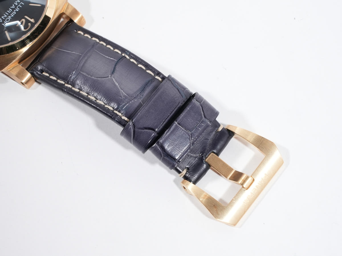 Panerai Luminor Marina Ref.PAM01115 18KYG Black Dial Used gfe5ovc8