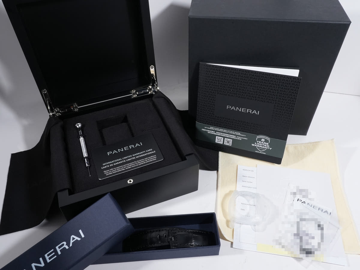Panerai Luminor Marina Ref.PAM01115 18KYG Black Dial Used gfe5ovc8