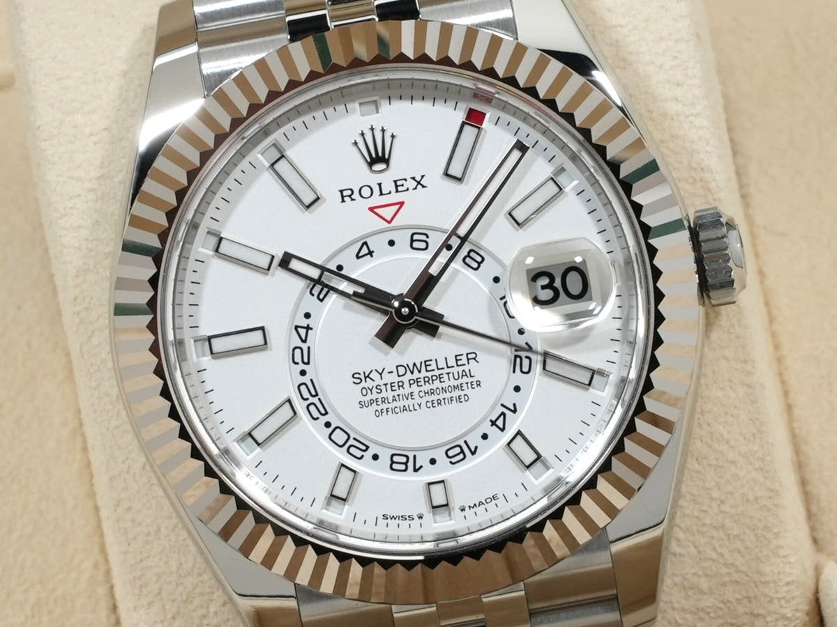 ロレックス スカイドゥエラー Ref.336934 ホワイト文字盤 未使用 metd9kuh