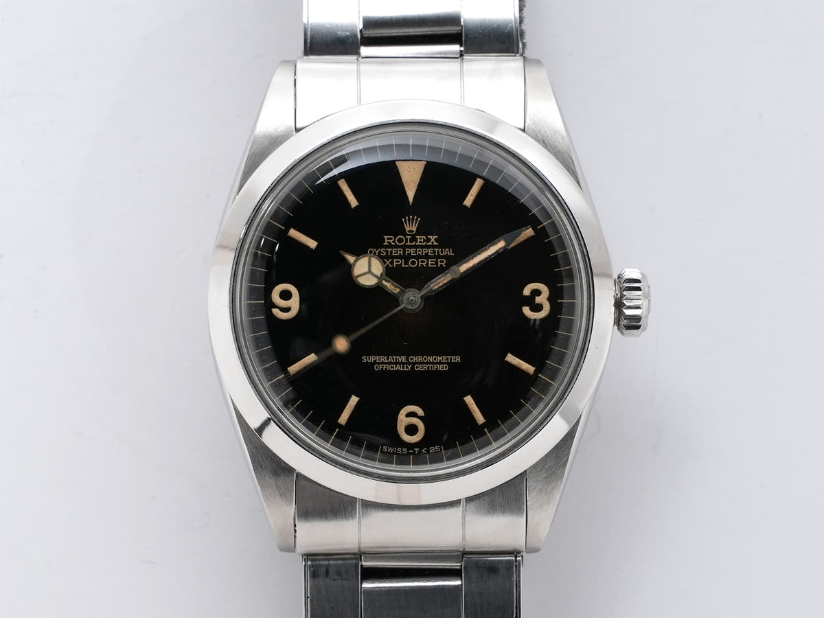ロレックス エクスプローラーI Ref.1016M トロピカル文字盤 中古 j5xfdi8k