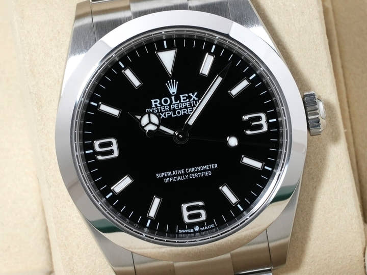 ロレックス エクスプローラー40 Ref.224270 ステンレススチール ブラック文字盤