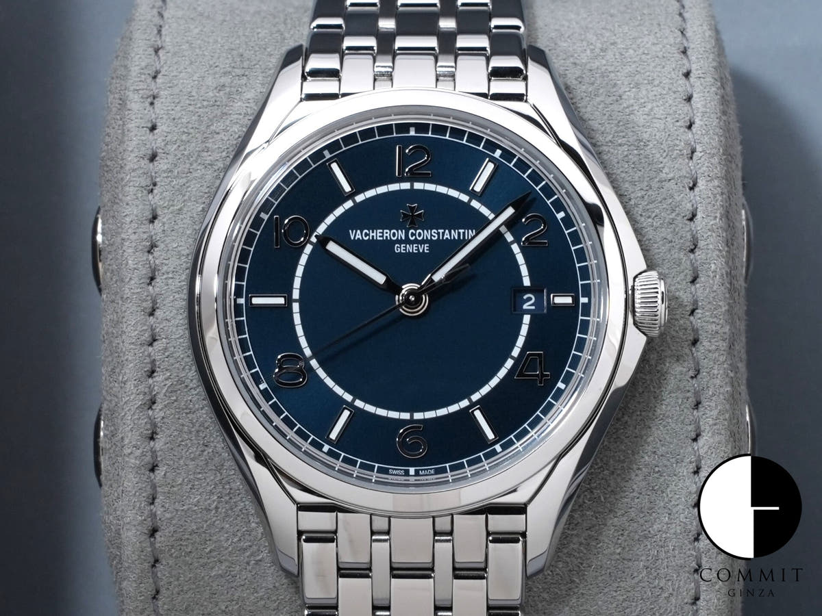 Vacheron Constantin Fiftysix Automatic Ref. 4600E/110A-B487 Stainless Steel Blue Dial Excellent Condition yzrk56gm
