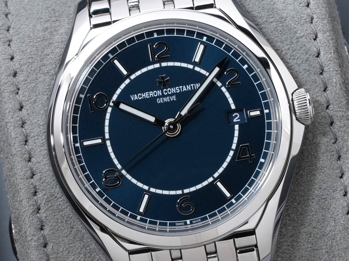 Vacheron Constantin Fiftysix Automatic Ref. 4600E/110A-B487 Stainless Steel Blue Dial Excellent Condition yzrk56gm
