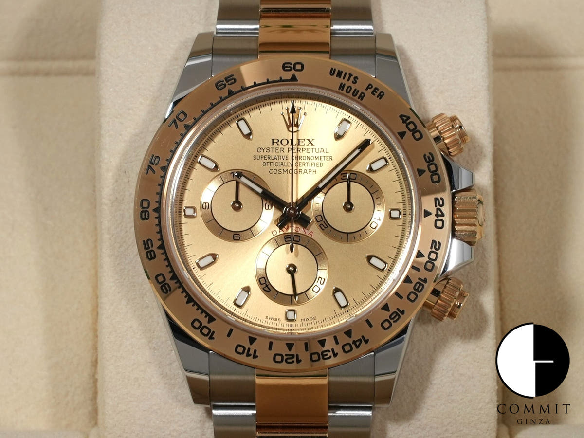 Rolex Daytona Ref. 116503 Stainless Steel/Yellow Gold Champagne Dial