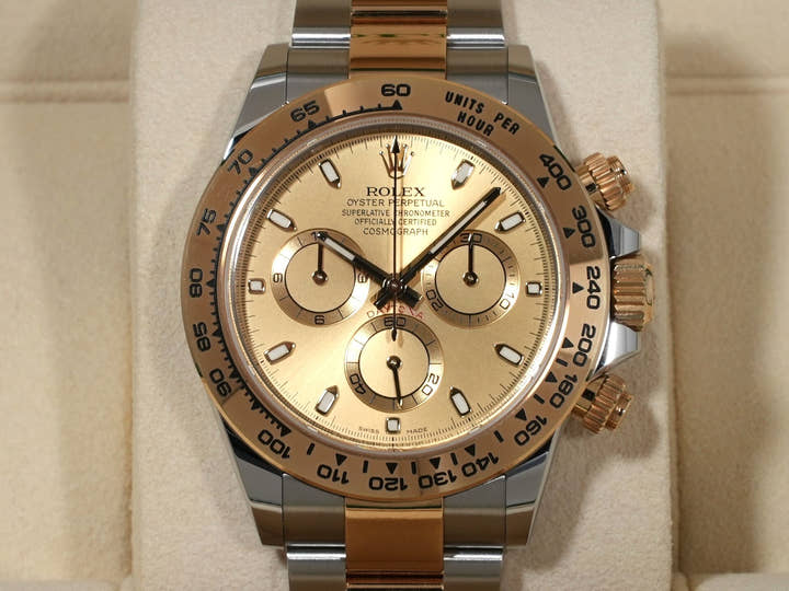 Rolex Daytona Ref. 116503 Stainless Steel/Yellow Gold Champagne Dial