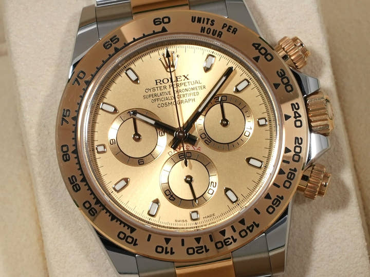 Rolex Daytona Ref. 116503 Stainless Steel/Yellow Gold Champagne Dial