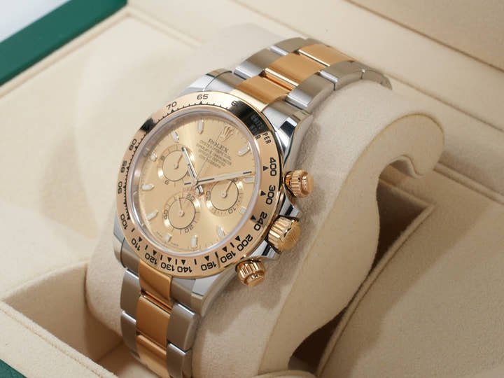 Rolex Daytona Ref. 116503 Stainless Steel/Yellow Gold Champagne Dial