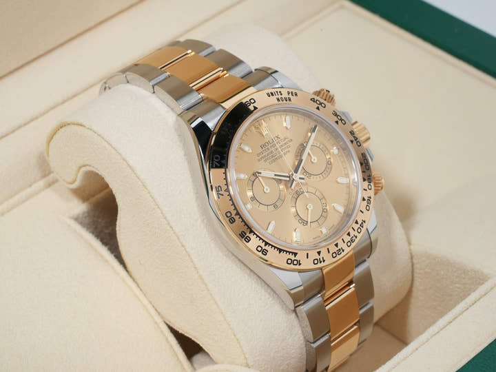 Rolex Daytona Ref. 116503 Stainless Steel/Yellow Gold Champagne Dial
