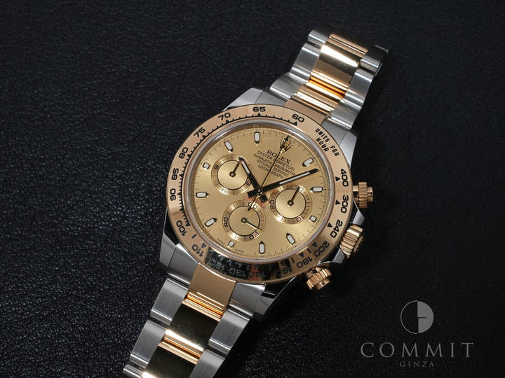 Rolex Daytona Ref. 116503 Stainless Steel/Yellow Gold Champagne Dial