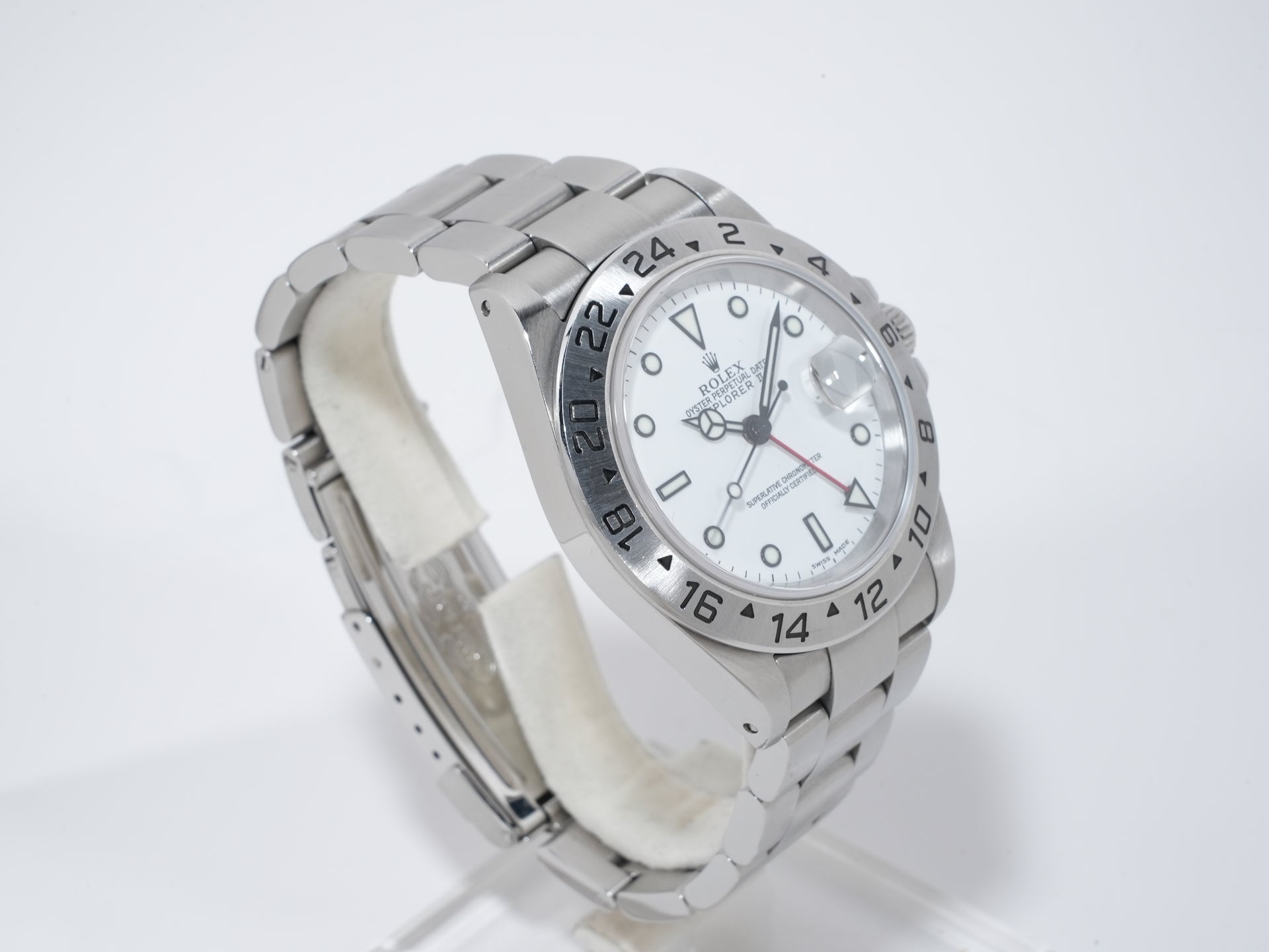 Rolex Explorer II Ref. 16570 Stainless Steel White Dial