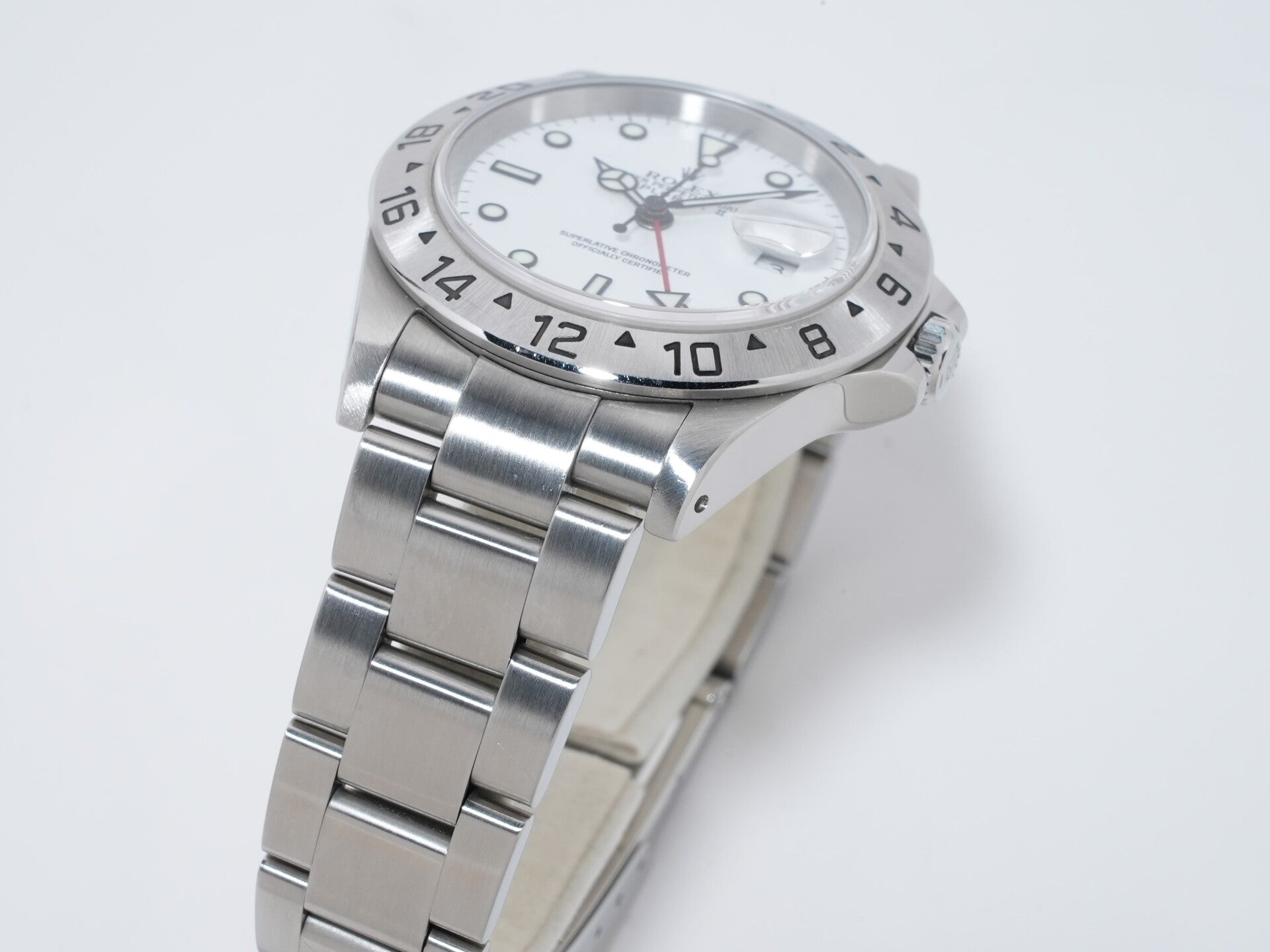 Rolex Explorer II Ref. 16570 Stainless Steel White Dial