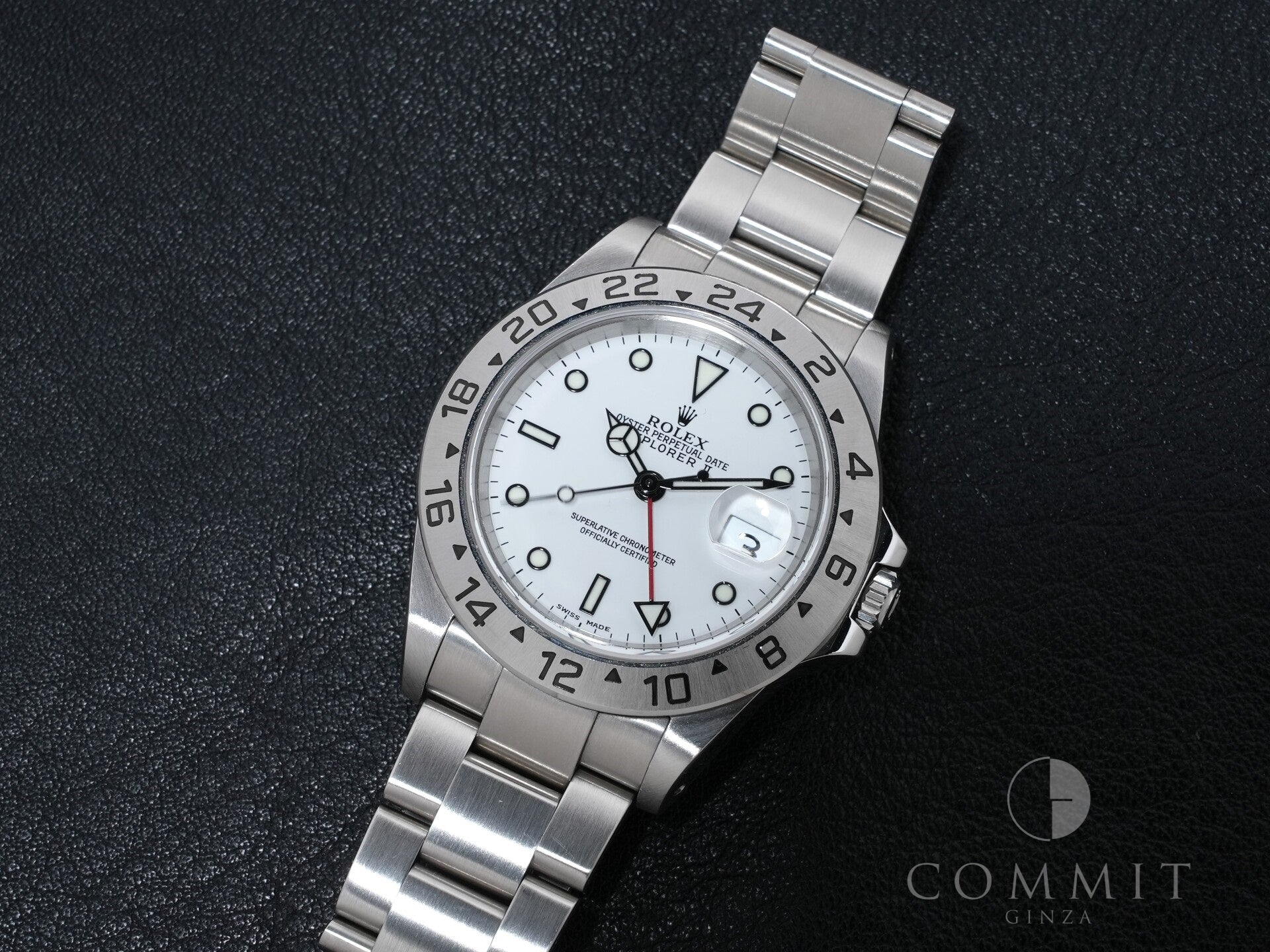 Rolex Explorer II Ref. 16570 Stainless Steel White Dial