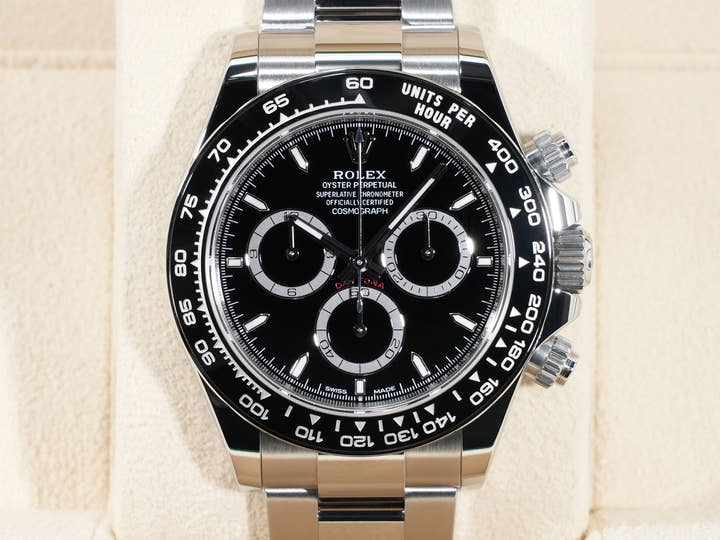 ロレックス デイトナ Ref.126500LN ステンレススチール ブラック文字盤