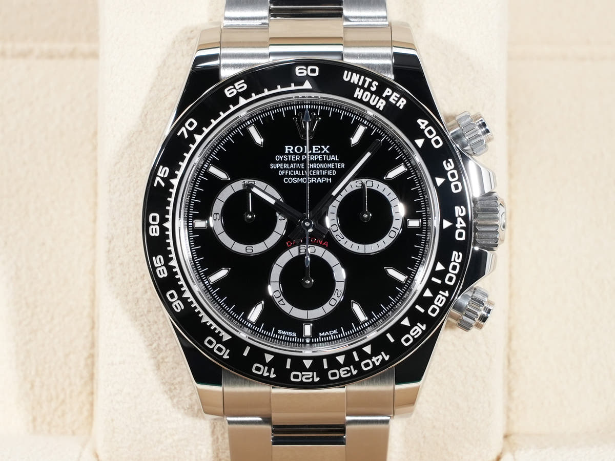 ロレックス デイトナ Ref.126500LN ブラック文字盤 未使用 a3wed7fn