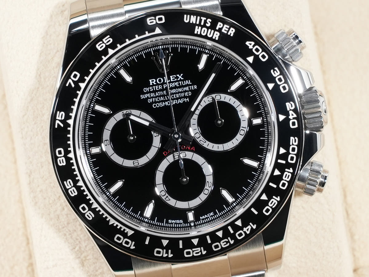 ロレックス デイトナ Ref.126500LN ブラック文字盤 未使用 a3wed7fn