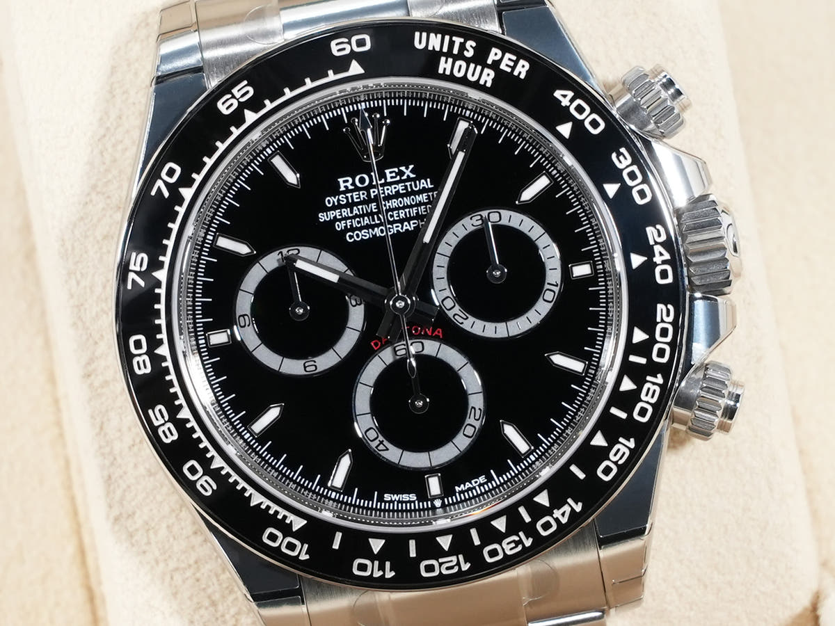 ロレックス デイトナ Ref.126500LN ブラック文字盤 未使用 g9995ibm