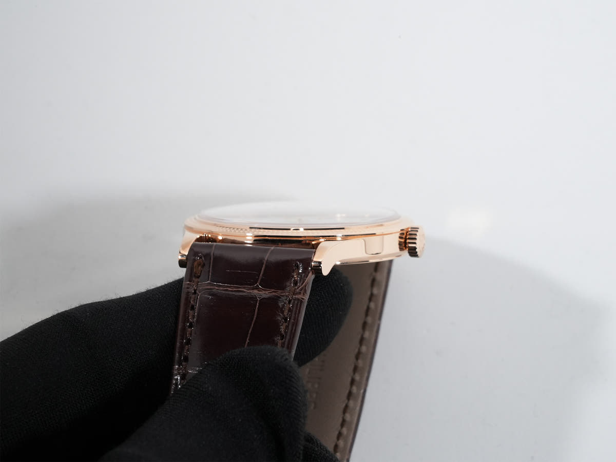 パテックフィリップ カラトラバ Ref.6119R-001 シルバー文字盤 極美品 so3bvw2u