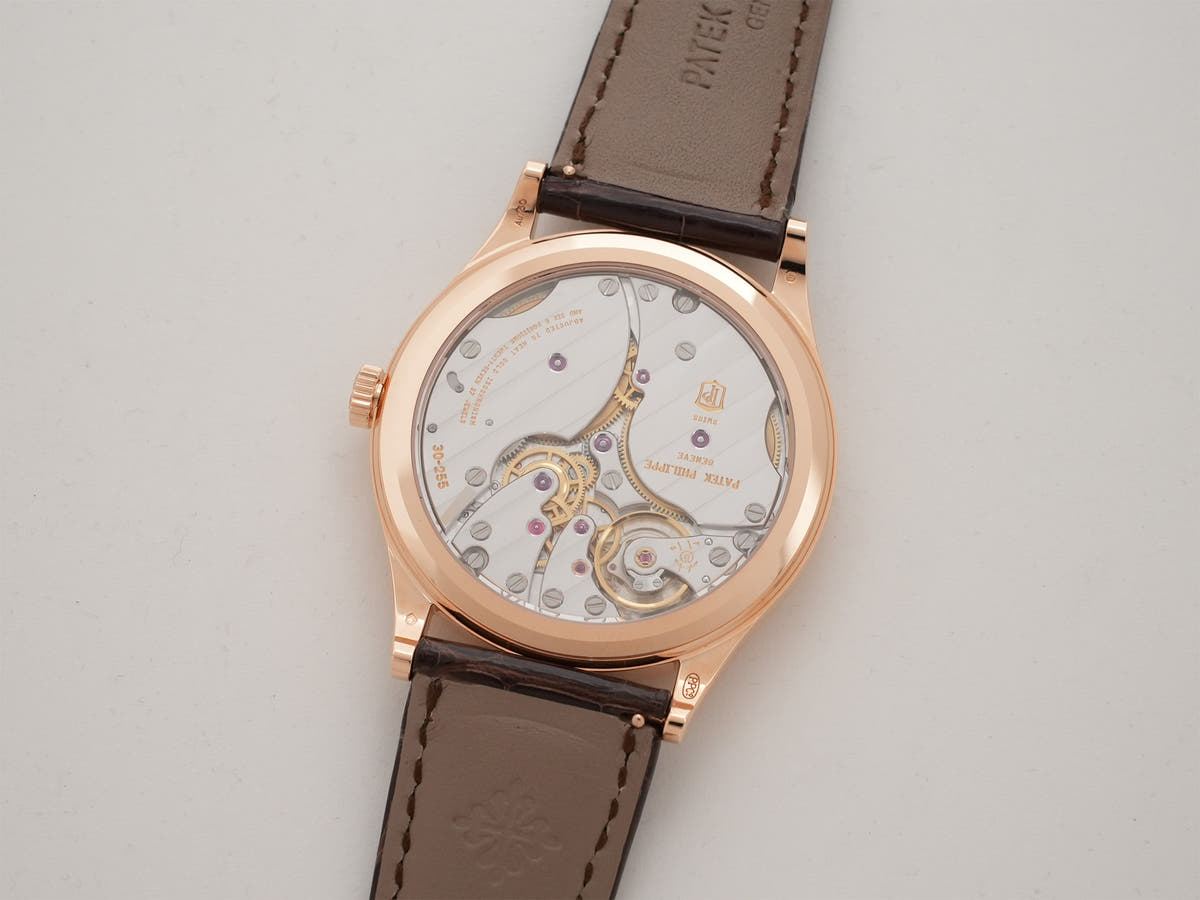 パテックフィリップ カラトラバ Ref.6119R-001 シルバー文字盤 極美品 so3bvw2u