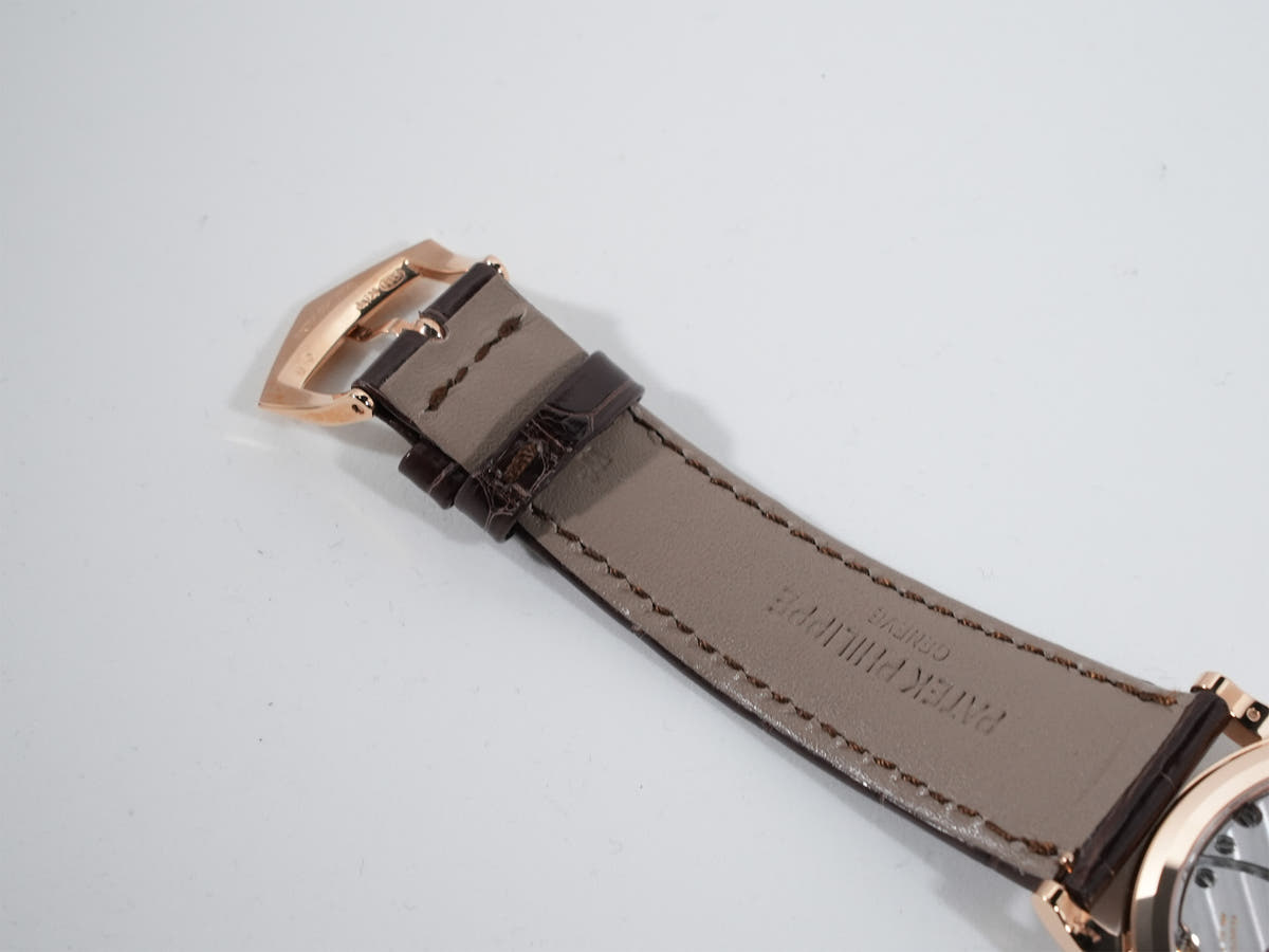 パテックフィリップ カラトラバ Ref.6119R-001 シルバー文字盤 極美品 so3bvw2u